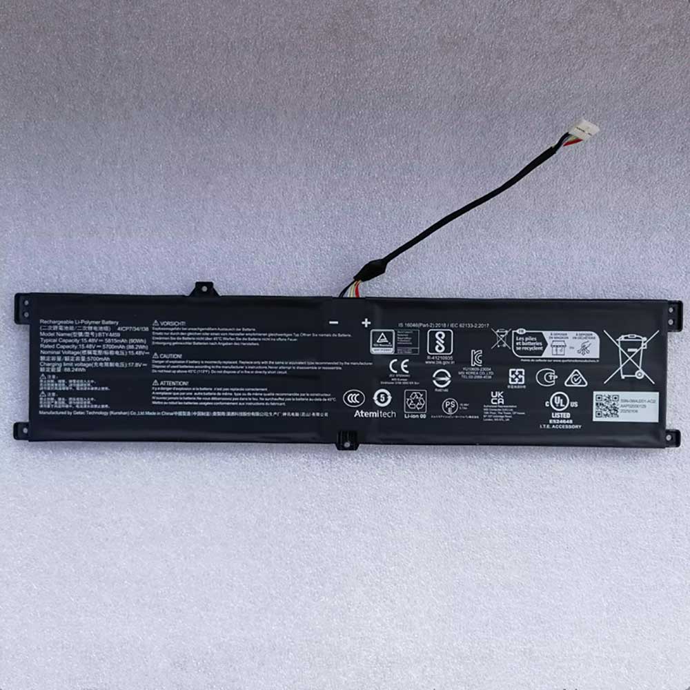 Batterie MSI BTY-M59 Batterie MSI BTY-M59
