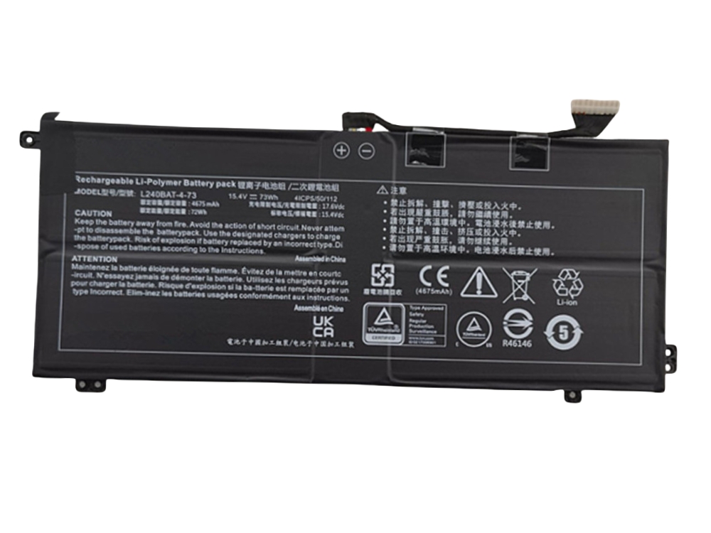 Batterie Clevo L240BAT-4-73