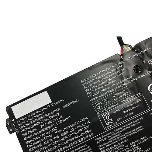 Batterie Lenovo L16C4PB1