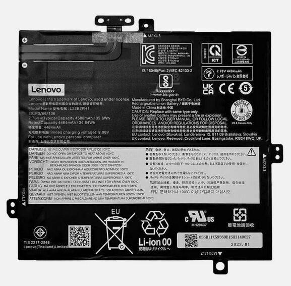 Batterie Lenovo L22L2PH1