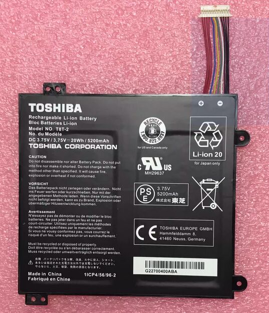 Batterie Toshiba T8T-2